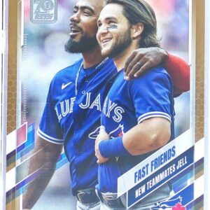 2021 Topps Update Marcus Semien / Bo Bichette Gold /2021 #US48 Jays