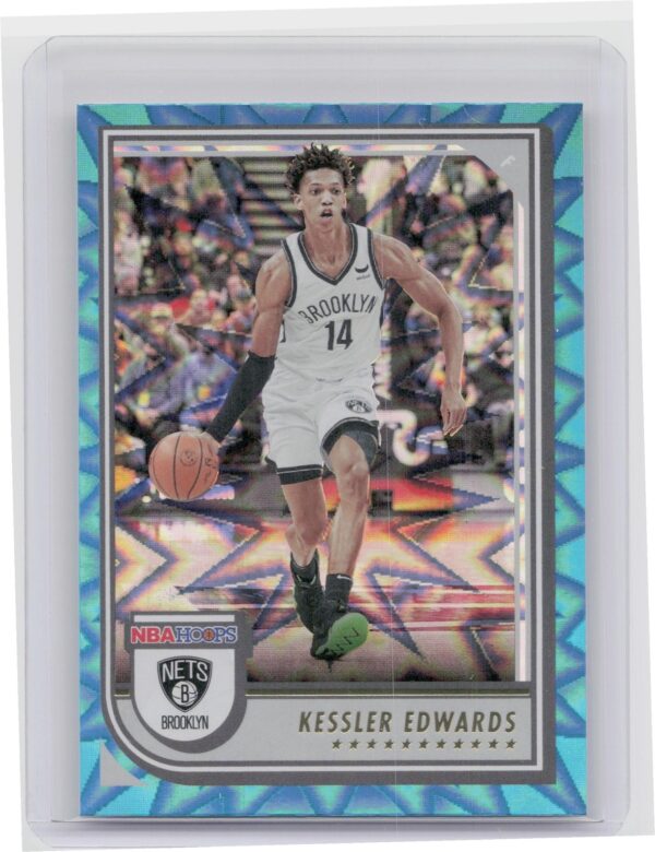 2022-23 Hoops Kessler Edwards Teal Explosion #16 Nets