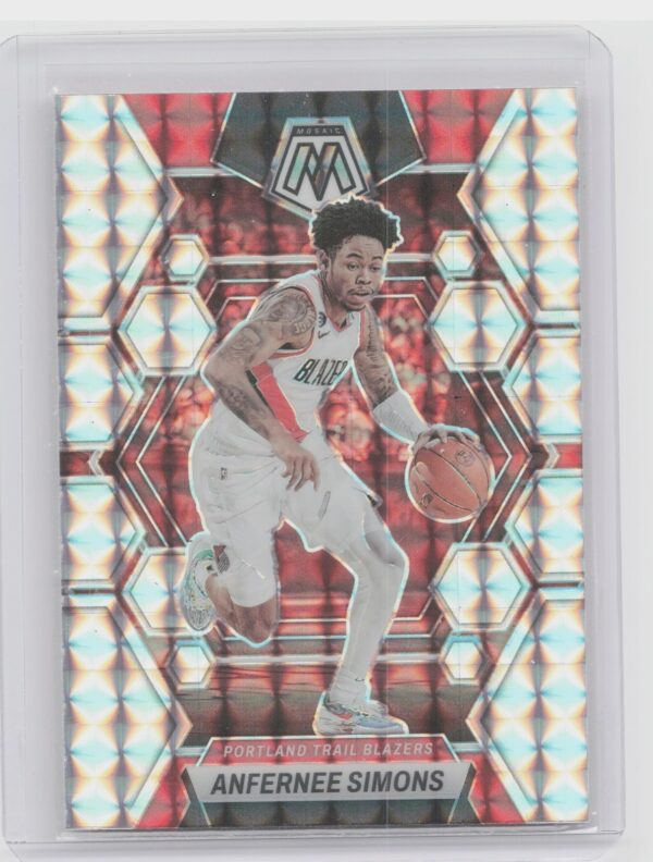 2022-23 Panini Mosaic Anfernee Simons Mosaic #11 Blazers