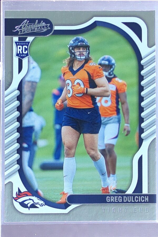 2022 Absolute Greg Dulcich Retail RC #163 Broncos