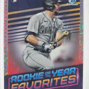 2022 Bowman Chrome Cal Raleigh Rookie of the Year Favorites Mojo #ROYF-7