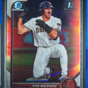 2022 Bowman Draft Ivan Melendez Chrome Refractor #BDC-29 Diamondbacks
