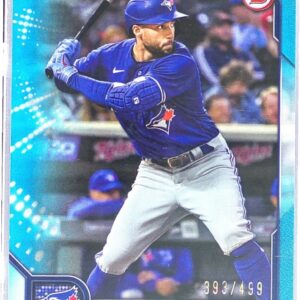 2022 Bowman George Springer Sky Blue /499 #63 Jays