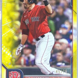 2022 Bowman J.D. Martinez Yellow /75 #26 Sox