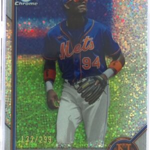 2022 Bowman Ronny Mauricio /299 #BCP-16 Mets Chrome Prospects Speckle Refractor