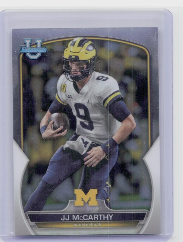 2022 Bowman University Chrome JJ McCarthy #48 Wolverines