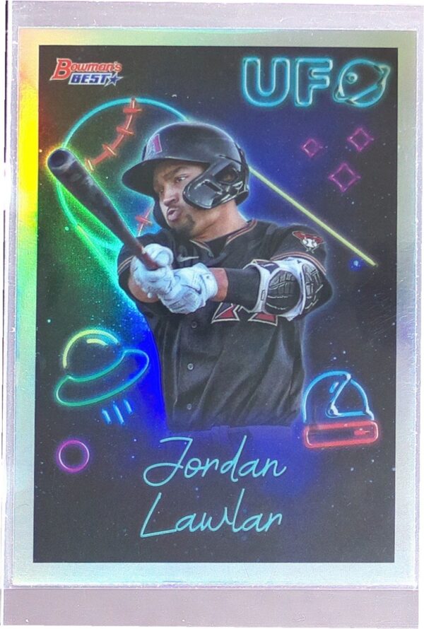 2022 Bowman's Best Jordan Lawlar #UFO-2 Diamondbacks UFO
