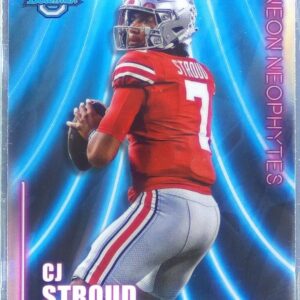 2022 Bowman's Best University CJ Stroud #NN-2 Buckeyes Neon Neophytes