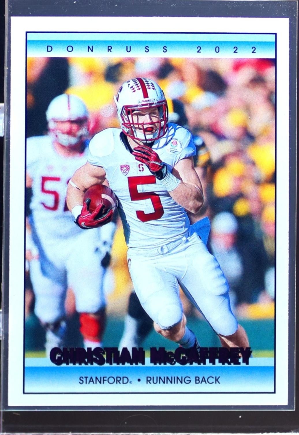 2022 Chronicles Draft Christian McCaffrey #4 Cardinal Donruss Retro