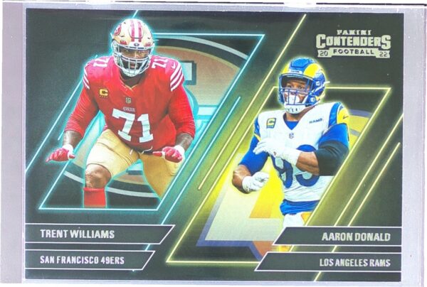 2022 Contenders Trent Williams / Aaron Donald #CS-WD Rams Contenders Series