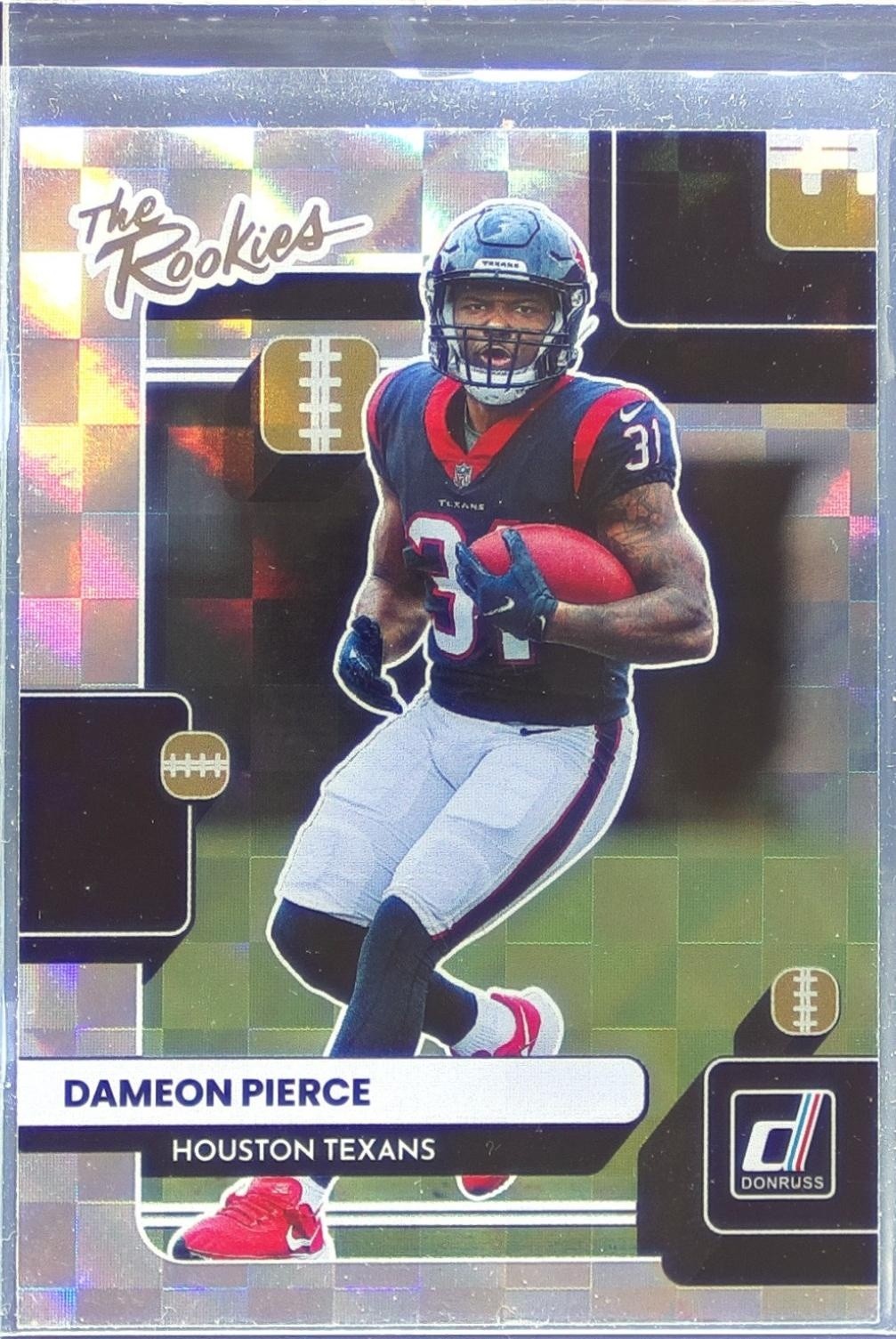 2022 Donruss Dameon Pierce #TR-38 Texans The Rookies