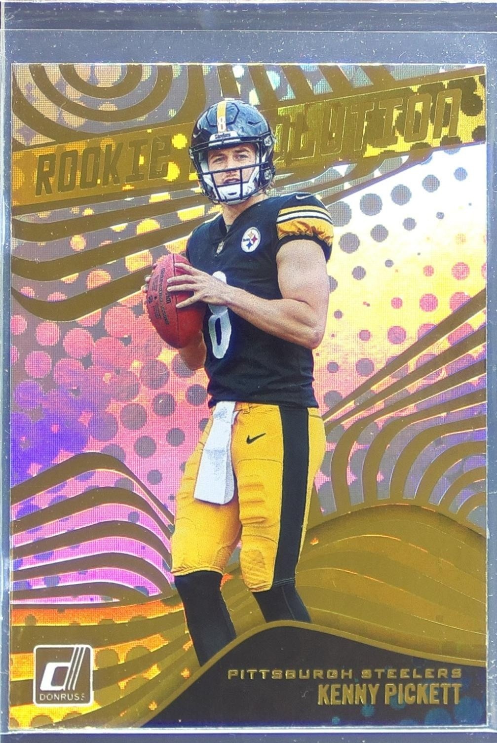 2022 Donruss Kenny Pickett RC #REV-1 Steelers Rookie Revolution
