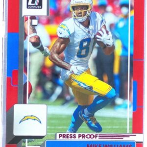 2022 Donruss Mike Williams Press Proof Red #292 Chargers