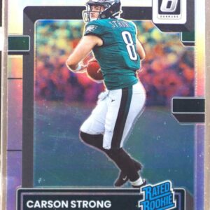 2022 Donruss Optic Carson Strong RC Holo #211 Eagles