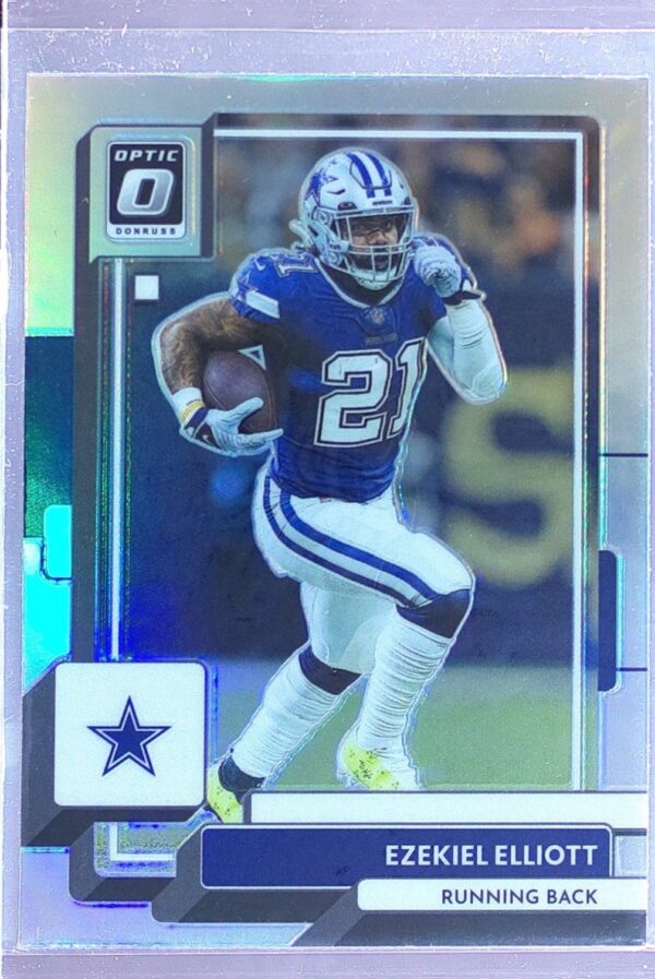 2022 Donruss Optic Ezekiel Elliott Holo #52 Cowboys