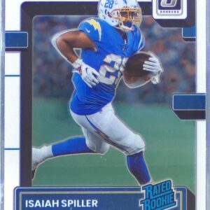 2022 Donruss Optic Isaiah Spiller RC #216 Chargers