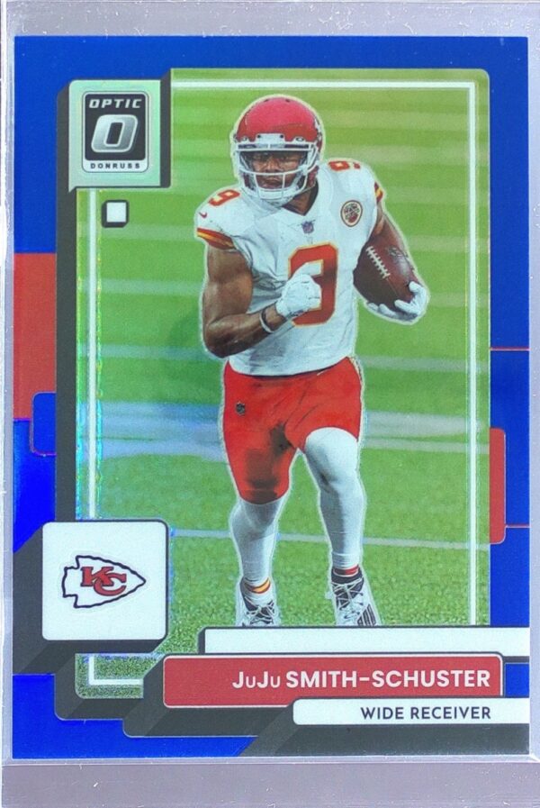 2022 Donruss Optic JuJu Smith-Schuster Blue /179 #96 Chiefs