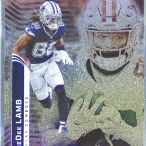 2022 Illusions CeeDee Lamb Trophy Collection Dots #26 Cowboys