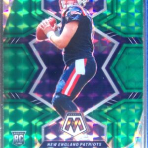 2022 Mosaic Bailey Zappe Mosaic Green RC #321 Patriots