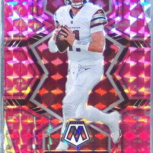 2022 Mosaic Carson Wentz Mosaic Camo Pink #195 Commanders