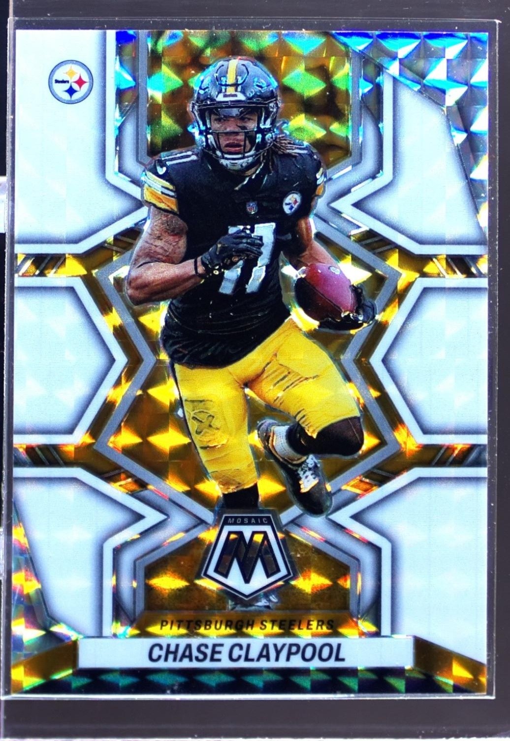 2022 Mosaic Chase Claypool Mosaic White /25 #164 Steelers