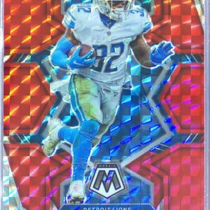 2022 Mosaic D'Andre Swift Mosaic Red #65 Lions