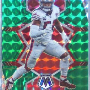 2022 Mosaic Fred Warner Mosaic Green #222 49ers