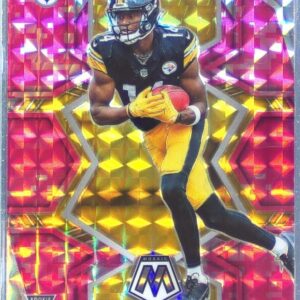 2022 Mosaic George Pickens Mosaic Camo Pink RC #282 Steelers