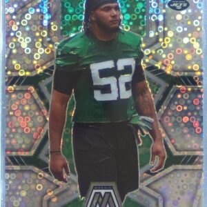 2022 Mosaic Jermaine Johnson II Mosaic No Huddle Silver RC #374 Jets