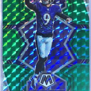 2022 Mosaic Justin Tucker Mosaic Green #18 Ravens
