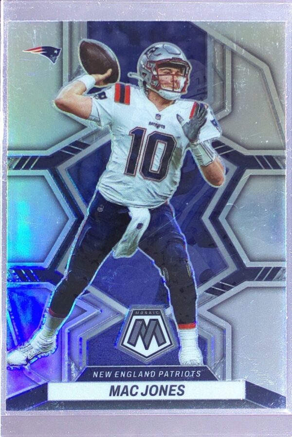 2022 Mosaic Mac Jones Silver #133 Patriots