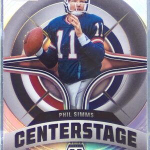 2022 Mosaic Phil Simms #CS-23 Giants Centerstage Silver