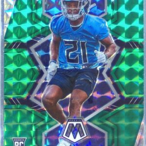2022 Mosaic Roger McCreary Mosaic Green RC #381 Titans