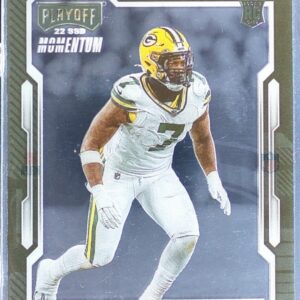 2022 Panini Chronicles Quay Walker RC #PMR-21 Packers Playoff Momentum Rookies