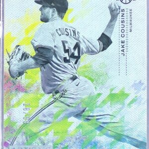 2022 Panini Diamond Kings Jake Cousins Artist's Proof Silver /99 RC #180 Brewers