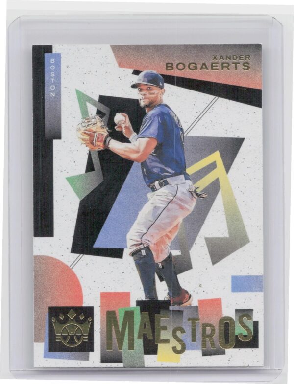 2022 Panini Diamond Kings Xander Bogaerts Maestros #M-13 Red Sox