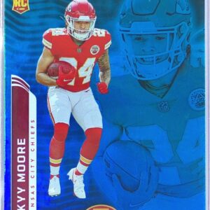 2022 Panini Illusions Skyy Moore Trophy Collection Light Blue /199 RC #45 Chiefs