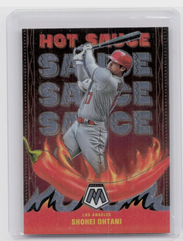 2022 Panini Mosaic Shohei Ohtani #HS-6 Angels Hot Sauce