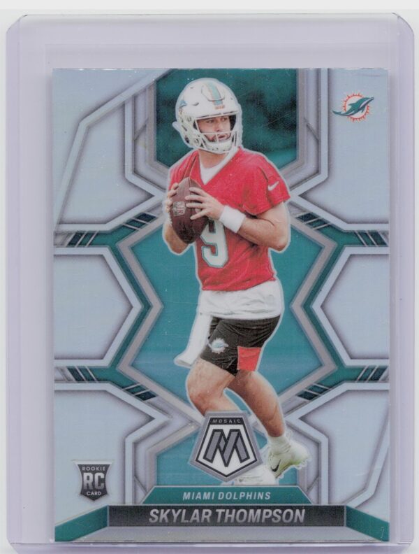 2022 Panini Mosaic Skylar Thompson Silver #366 Dolphins