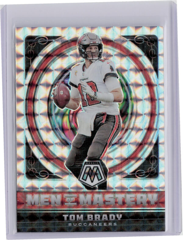 2022 Panini Mosaic Tom Brady #MM-1 Buccaneers Men of Mastery Mosaic