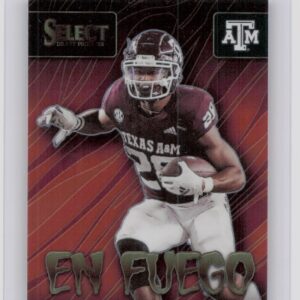 2022 Panini Select Draft Picks Isaiah Spiller En Fuego #EN-IS Texas A&M Aggies