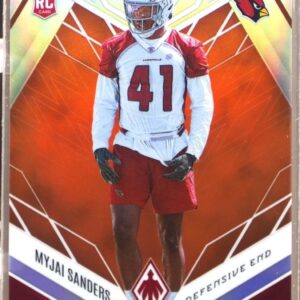 2022 Phoenix Myjai Sanders RC Orange /99 #187 Cardinals