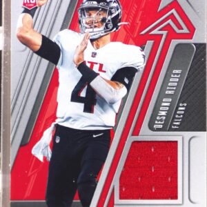 2022 Playbook Desmond Ridder RC JSY #NU-4 Falcons Next Up Jerseys
