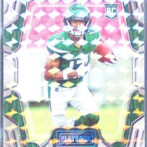 2022 Playbook Garrett Wilson Mosaic RC #106 Jets