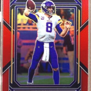 2022 Prizm Kirk Cousins Red #187 Vikings