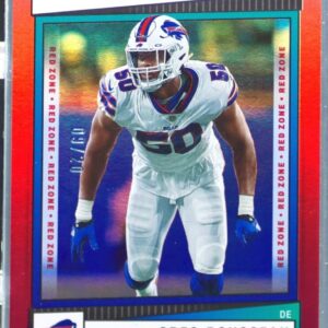 2022 Score Greg Rousseau Red Zone /20 #267 Bills