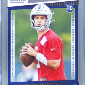2022 Score Jack Coan Scorecard RC #312 Colts