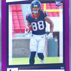 2022 Score John Metchie Iii Purple RC #387 Texans