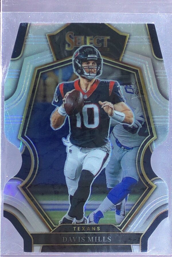 2022 Select Davis Mills Silver Prizm Die Cut #139 Texans