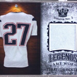 2022 Sportkings Volume 3 Terrell Buckley JSY #LSM-45 Legends Single Memorabilia